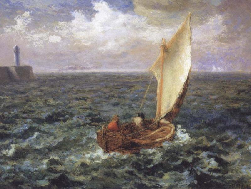 Jean Francois Millet Fishing Boat France oil painting art